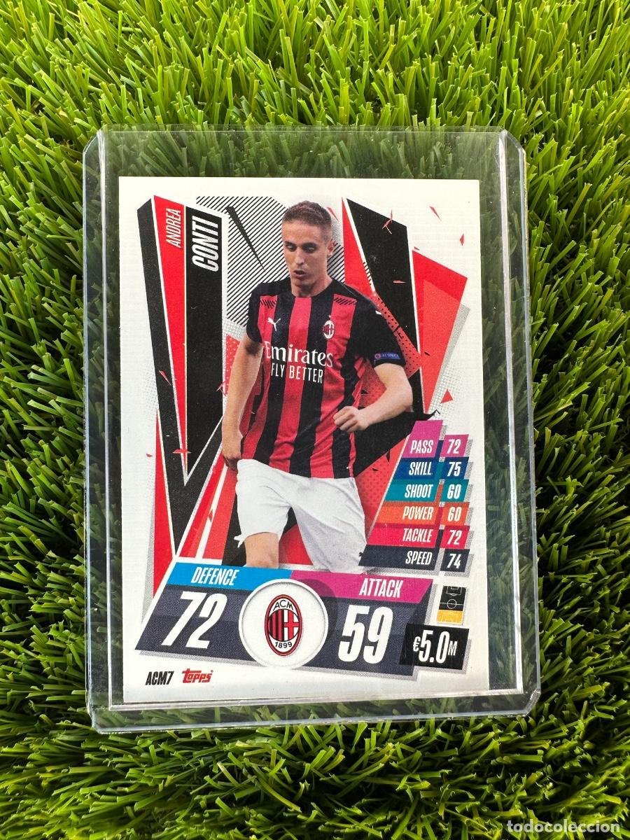 Cromos de F&uacute;tbol: N&ordm; ACM7 Andrea Conti AC Milan Match Attax 20 21