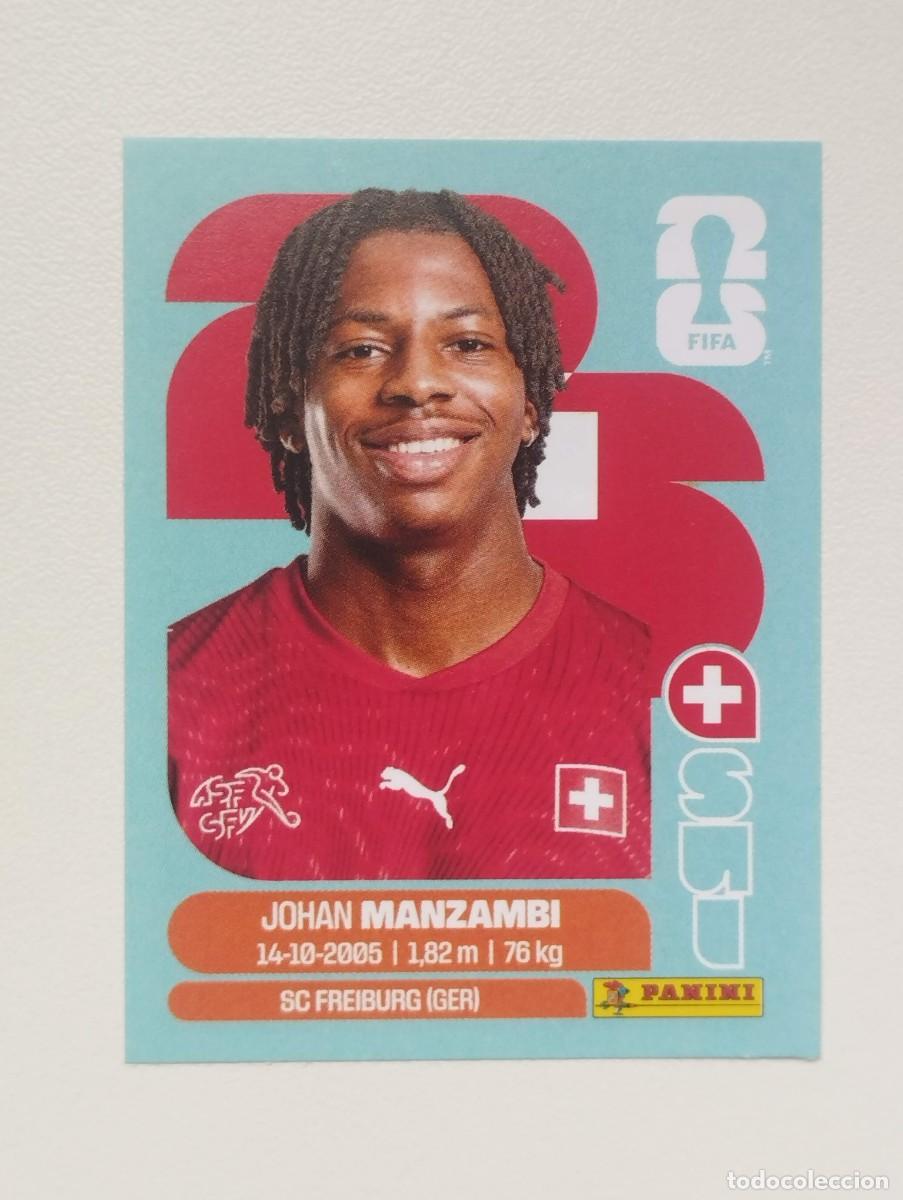 Fu&szlig;ball-Sticker: CROMO STICKER WORLD CUP 2026 MUNDIAL 26 PANINI SUIZA SUI15 SUI 15 JOHAN MANZAMBI