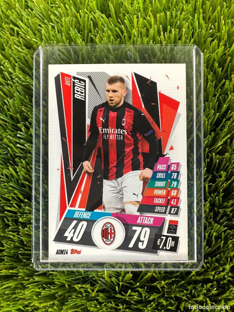 Fu&szlig;ball-Sticker: N&ordm; ACM14 Ante Rebic AC Milan Match Attax 20 21