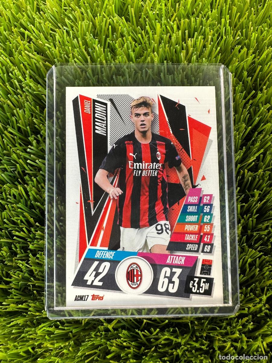 Cromos de F&uacute;tbol: N&ordm; ACM17 Daniel Maldini AC Milan Match Attax 20 21