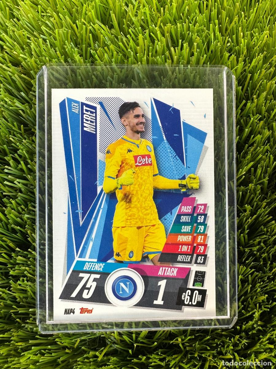 Cromos de F&uacute;tbol: N&ordm; NAP4 Alex Meret N&aacute;poles Match Attax 20 21