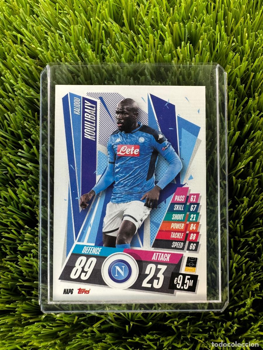 Cromos de F&uacute;tbol: N&ordm; NAP6 Kalidou Koulibaly N&aacute;poles Match Attax 20 21