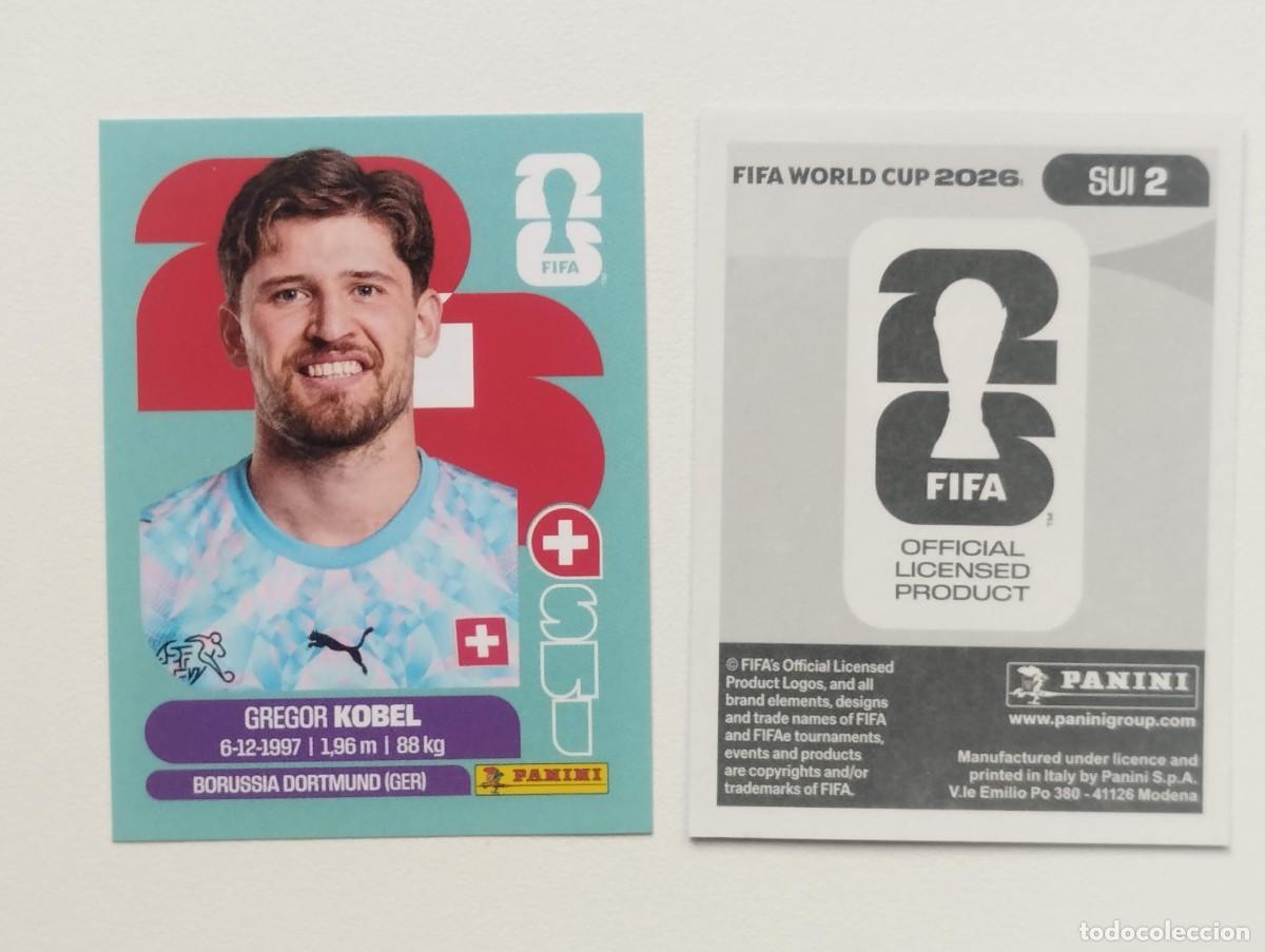 Cromos de F&uacute;tbol: CROMO STICKER WORLD CUP 2026 MUNDIAL 26 PANINI SUIZA SUI2 SUI 2 GREGOR KOBEL