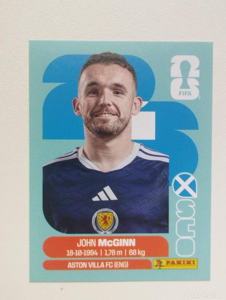 Cromos de F&uacute;tbol: CROMO STICKER WORLD CUP 2026 MUNDIAL 26 PANINI ESCOCIA SCO17 SCO 17 JOHN McGINN