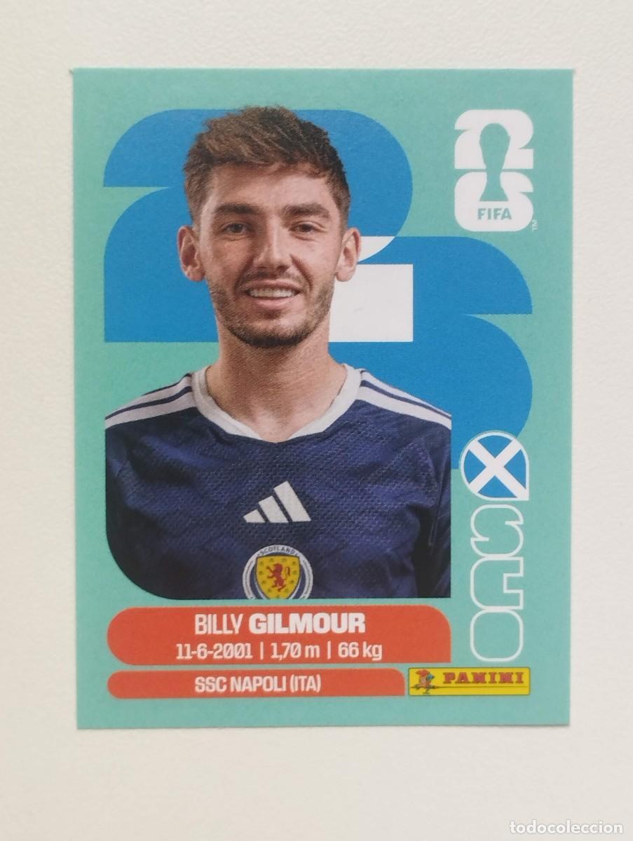 Cromos de F&uacute;tbol: CROMO STICKER WORLD CUP 2026 MUNDIAL 26 PANINI ESCOCIA SCO12 SCO 12 BILLY GILMOUR