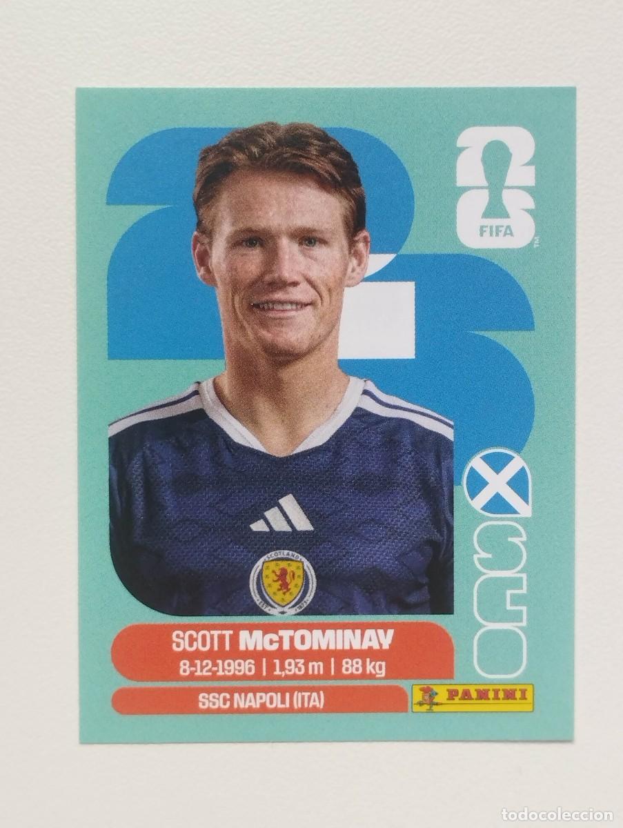Cromos de F&uacute;tbol: CROMO STICKER WORLD CUP 2026 MUNDIAL 26 PANINI ESCOCIA SCO11 SCO 11 SCOTT McTOMINAV