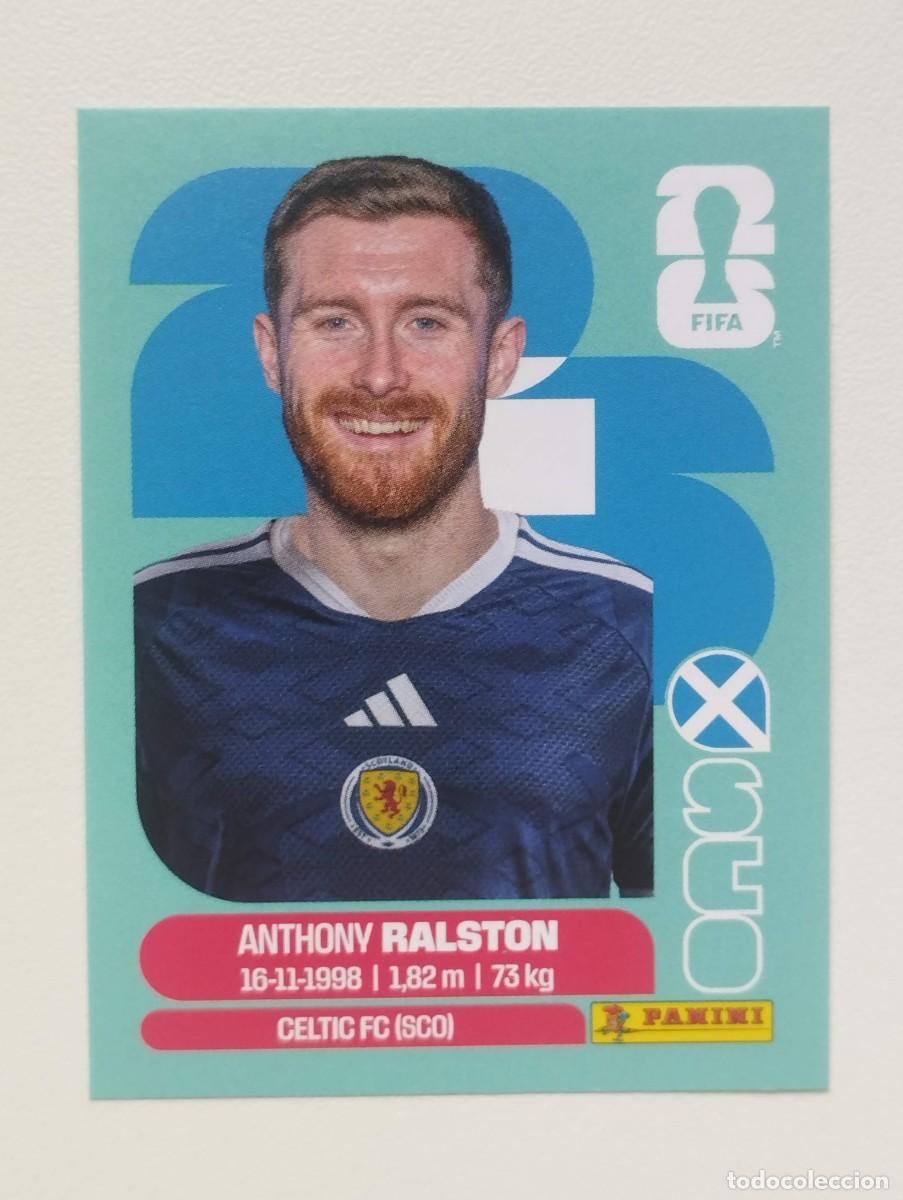 Cromos de F&uacute;tbol: CROMO STICKER WORLD CUP 2026 MUNDIAL 26 PANINI ESCOCIA SCO9 SCO 9 RALSTON