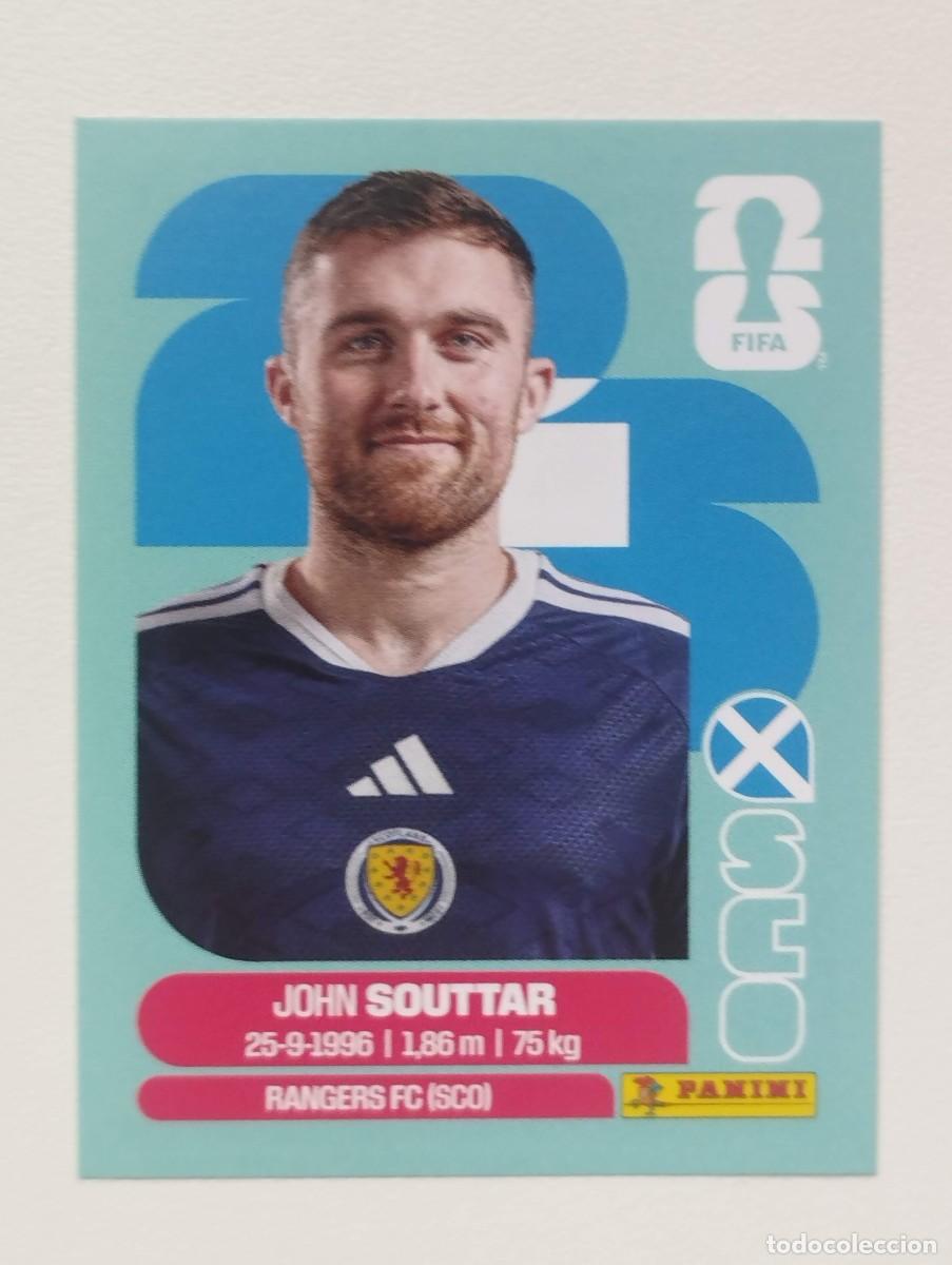 Cromos de F&uacute;tbol: CROMO STICKER WORLD CUP 2026 MUNDIAL 26 PANINI ESCOCIA SCO8 SCO 8 SOUTTAR