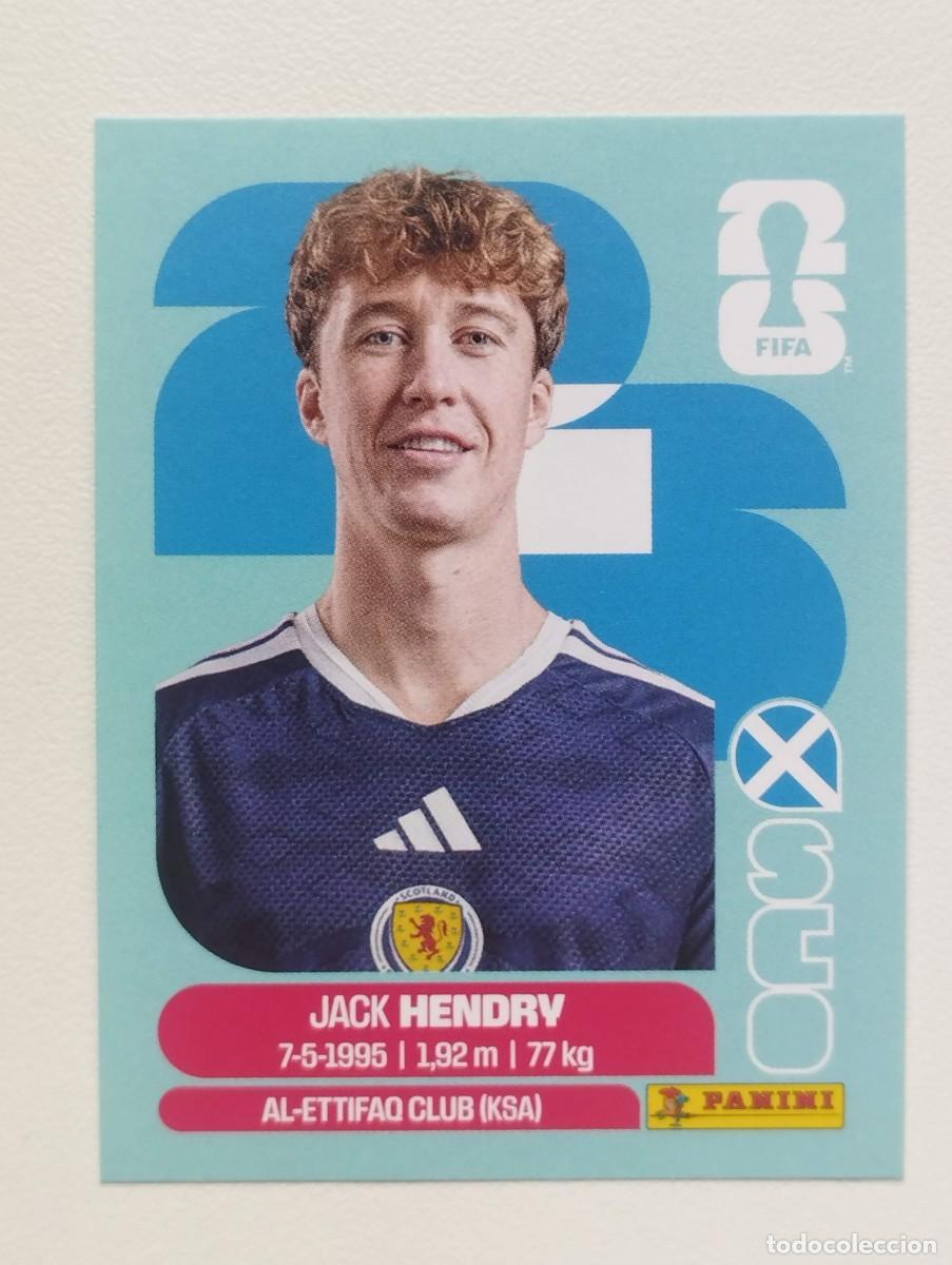 Cromos de F&uacute;tbol: CROMO STICKER WORLD CUP 2026 MUNDIAL 26 PANINI ESCOCIA SCO3 SCO 3 JACK HENDRY