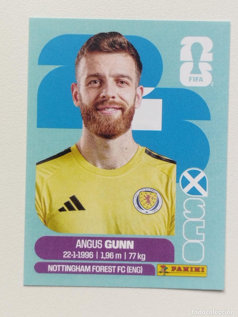 Cromos de F&uacute;tbol: CROMO STICKER WORLD CUP 2026 MUNDIAL 26 PANINI ESCOCIA SCO2 SCO 2 ANGUS GUNN