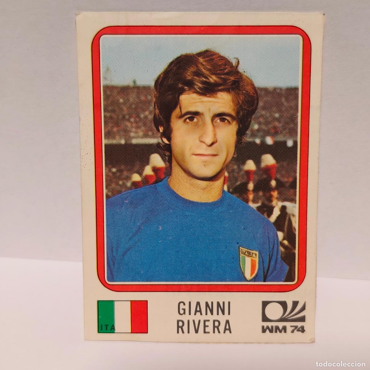 Cromos de F&uacute;tbol: ITALIA 299 GIANNI RIVERA -MUNICH 74 VULCANO -PANINI MUNDIAL 1974 WORLD CUP 1974 -b1