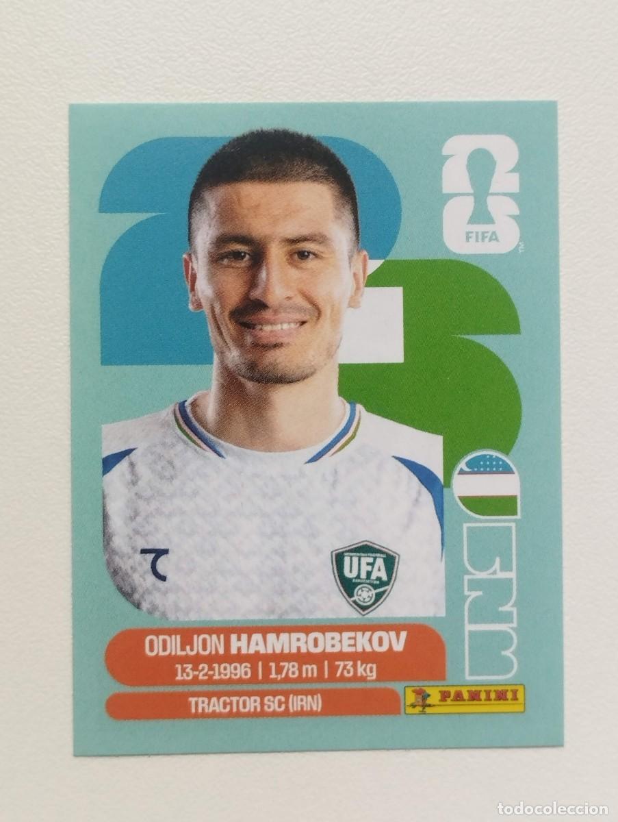 Cromos de F&uacute;tbol: CROMO STICKER WORLD CUP 2026 MUNDIAL 26 PANINI UZBEKISTAN UZB10 UZB 10 HAMROBEKOV