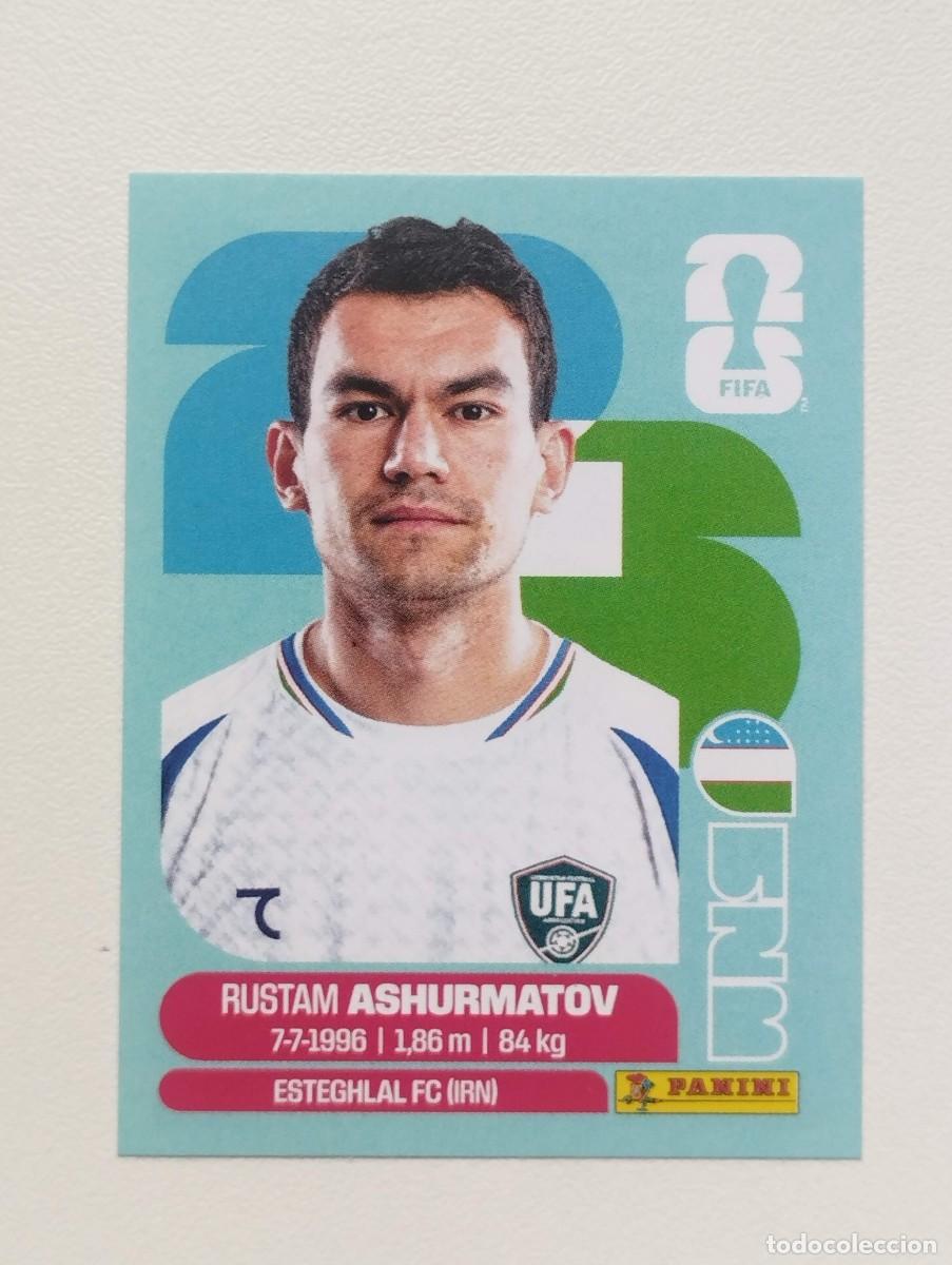 Cromos de F&uacute;tbol: CROMO STICKER WORLD CUP 2026 MUNDIAL 26 PANINI UZBEKISTAN UZB7 UZB 7 ASHURMATOV