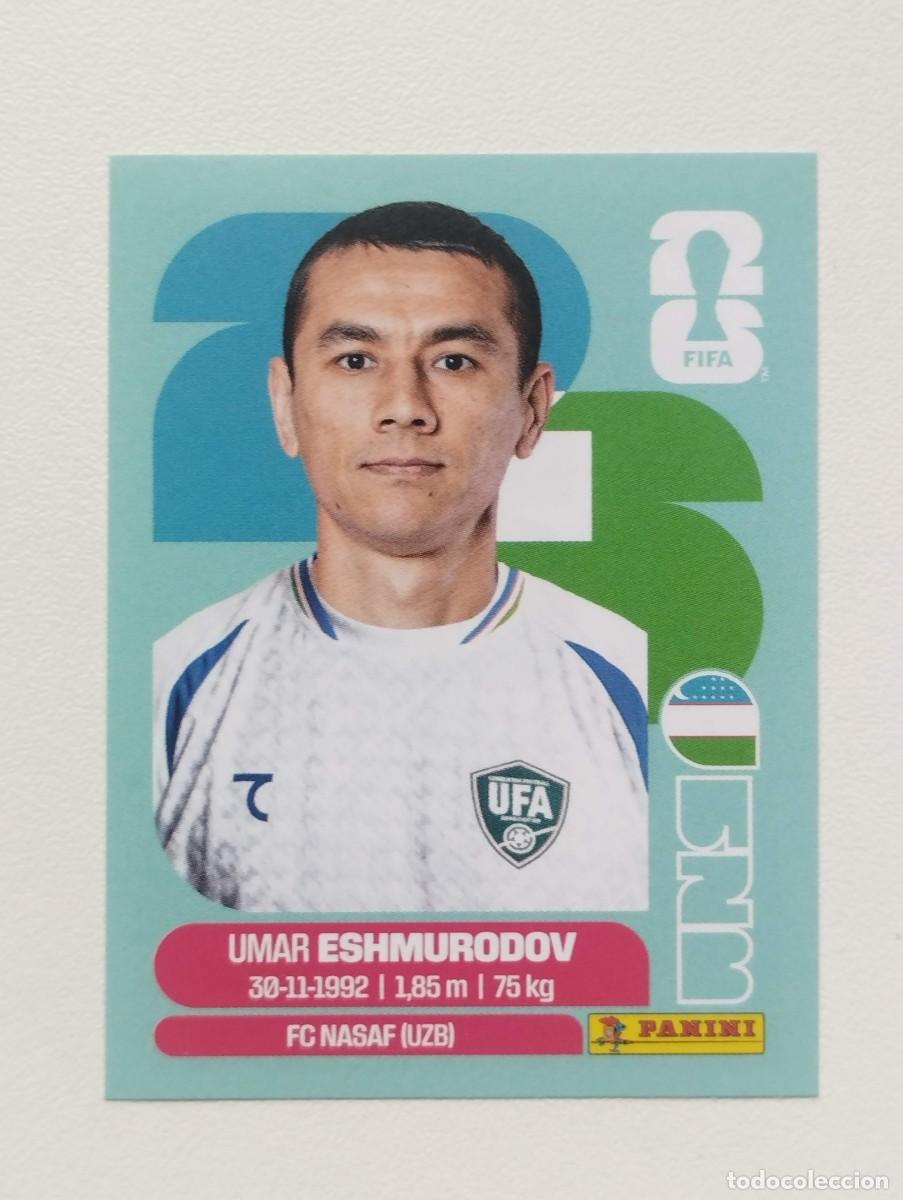 Football Stickers: CROMO STICKER WORLD CUP 2026 MUNDIAL 26 PANINI UZBEKISTAN UZB5 UZB 5 ESHMURODOV