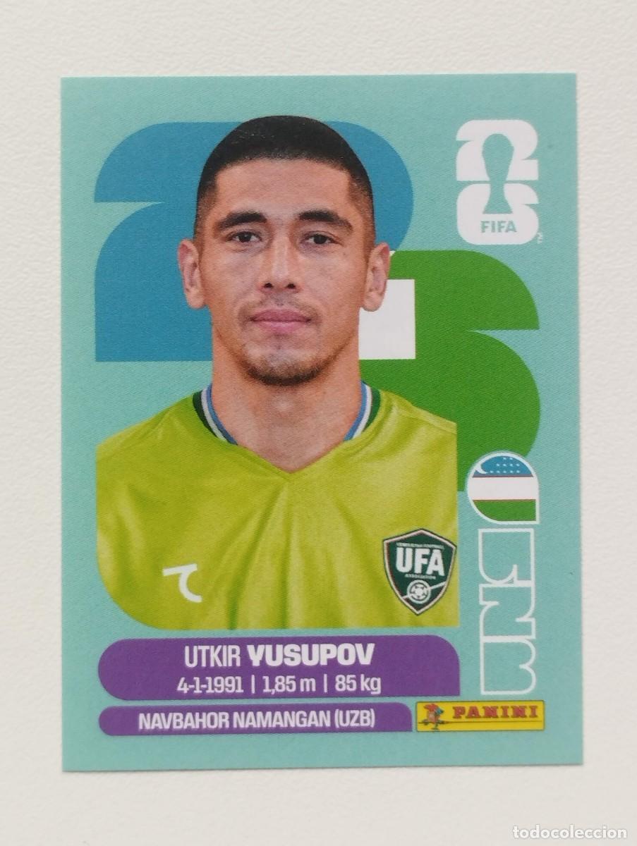 Football Stickers: CROMO STICKER WORLD CUP 2026 MUNDIAL 26 PANINI UZBEKISTAN UZB2 UZB 2 UTKIR YUSUPOV