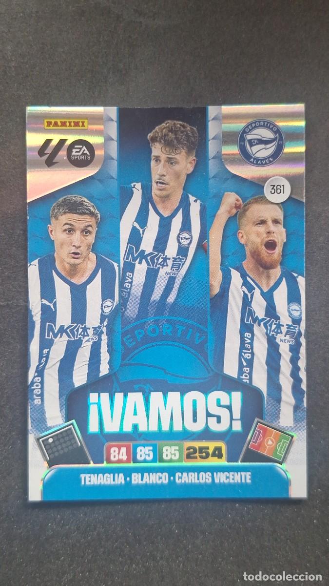 Football Stickers: L3 DEPORTIVO ALAVES 361 VAMOS ADRENALYN XL LIGA 2025/2026 25 26 PANINI