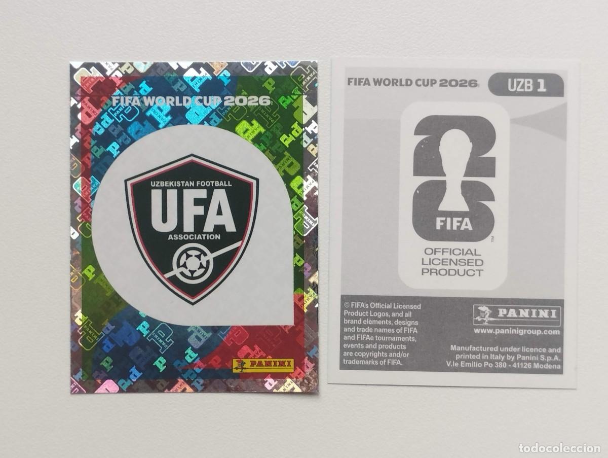Football Stickers: CROMO STICKER WORLD CUP 2026 MUNDIAL 26 PANINI UZBEKISTAN UZB1 UZB 1 ESCUDO