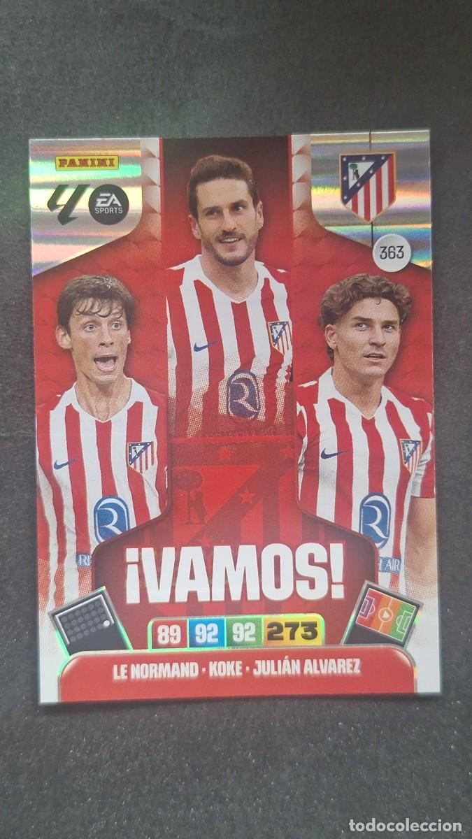 Cromos de F&uacute;tbol: L3 ATLETICO DE MADRID 363 VAMOS ADRENALYN XL LIGA 2025/2026 25 26 PANINI