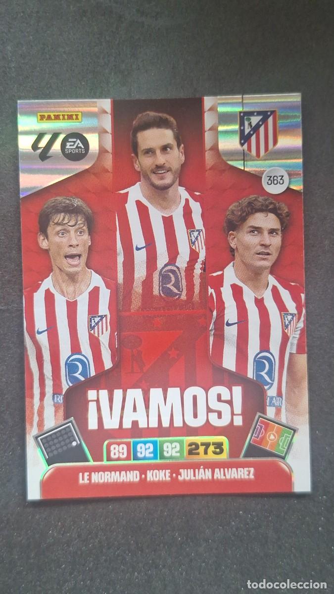 Cromos de F&uacute;tbol: L3 ATLETICO DE MADRID 363 VAMOS ADRENALYN XL LIGA 2025/2026 25 26 PANINI