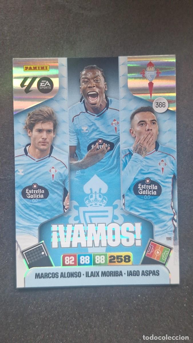 Cromos de F&uacute;tbol: L3 CELTA DE VIGO 366 VAMOS ADRENALYN XL LIGA 2025/2026 25 26 PANINI