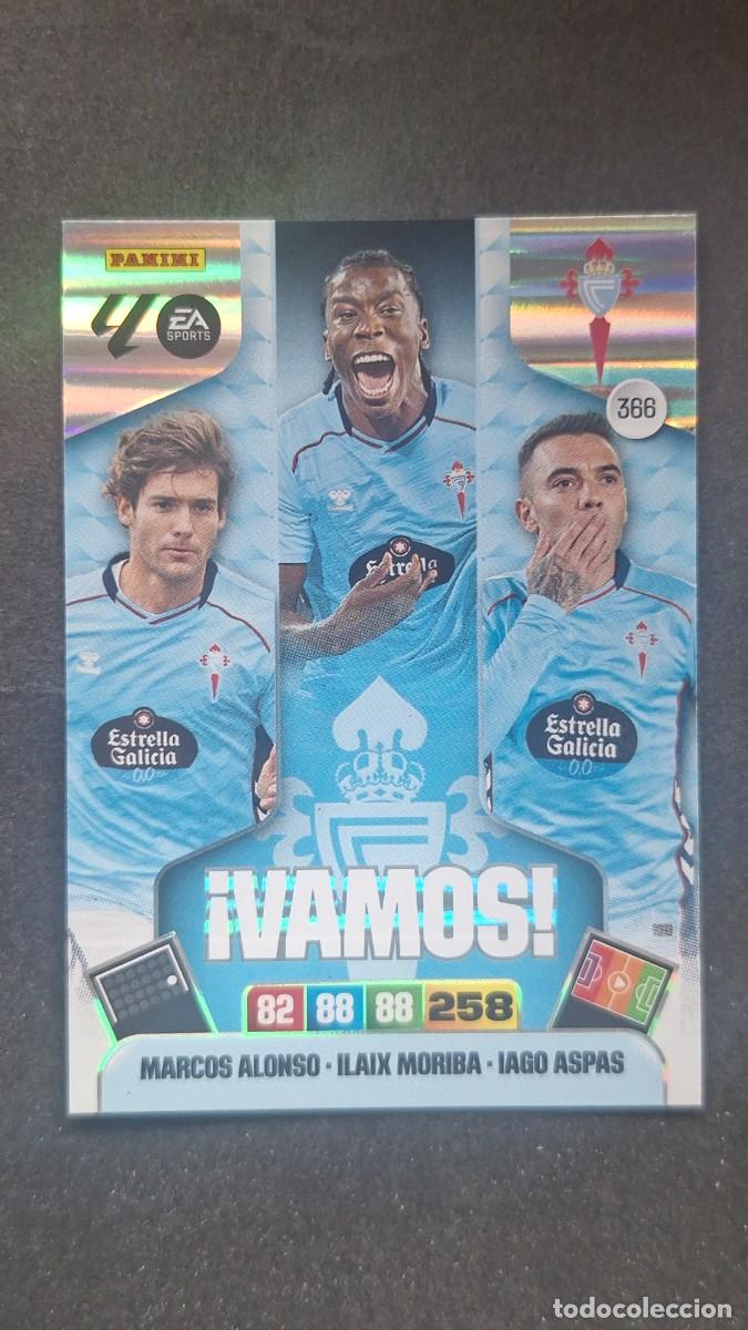 Cromos de F&uacute;tbol: L3 CELTA DE VIGO 366 VAMOS ADRENALYN XL LIGA 2025/2026 25 26 PANINI