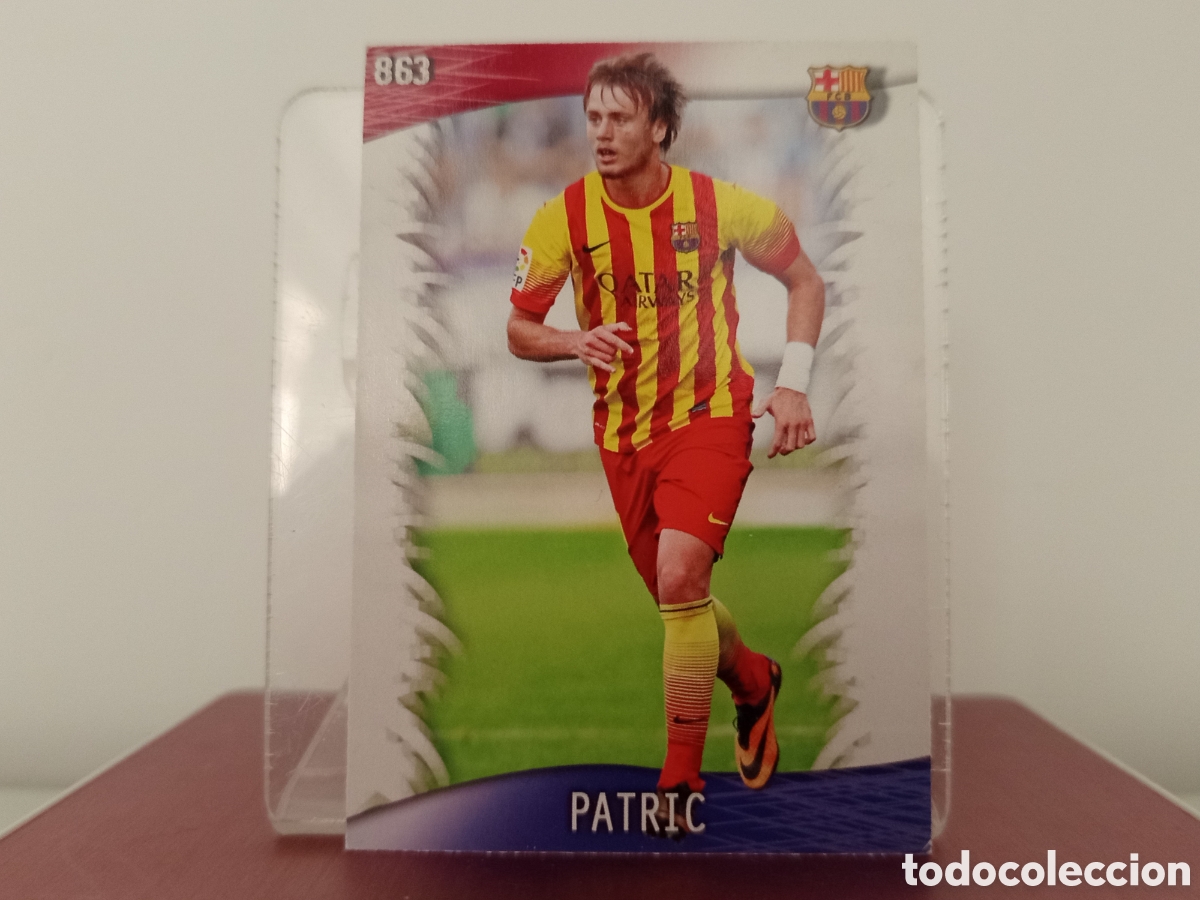 Cromos de F&uacute;tbol: ❇️ CROMO ⚽ PATRIC BARCELONA 863 FICHAS LIGA 2013 2014 13 14 QUIZ MUNDICROMO ❇️