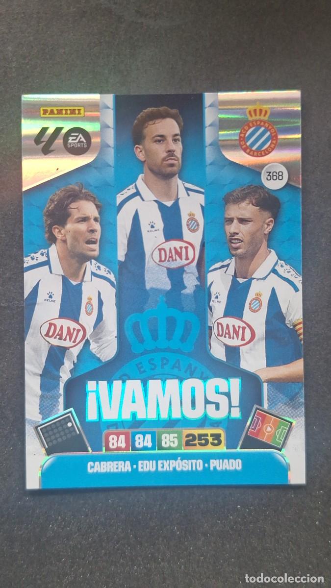Cromos de F&uacute;tbol: L3 R. C. D. ESPA&Ntilde;OL 368 VAMOS ADRENALYN XL LIGA 2025/2026 25 26 PANINI