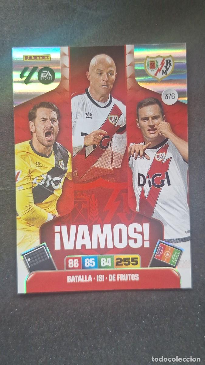 Cromos de F&uacute;tbol: L3 RAYO VALLECANO 375 VAMOS ADRENALYN XL LIGA 2025/2026 25 26 PANINI