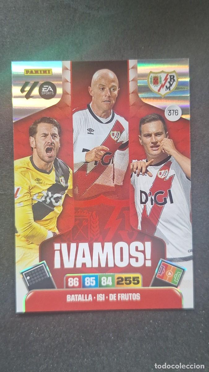 Cromos de F&uacute;tbol: L3 RAYO VALLECANO 375 VAMOS ADRENALYN XL LIGA 2025/2026 25 26 PANINI
