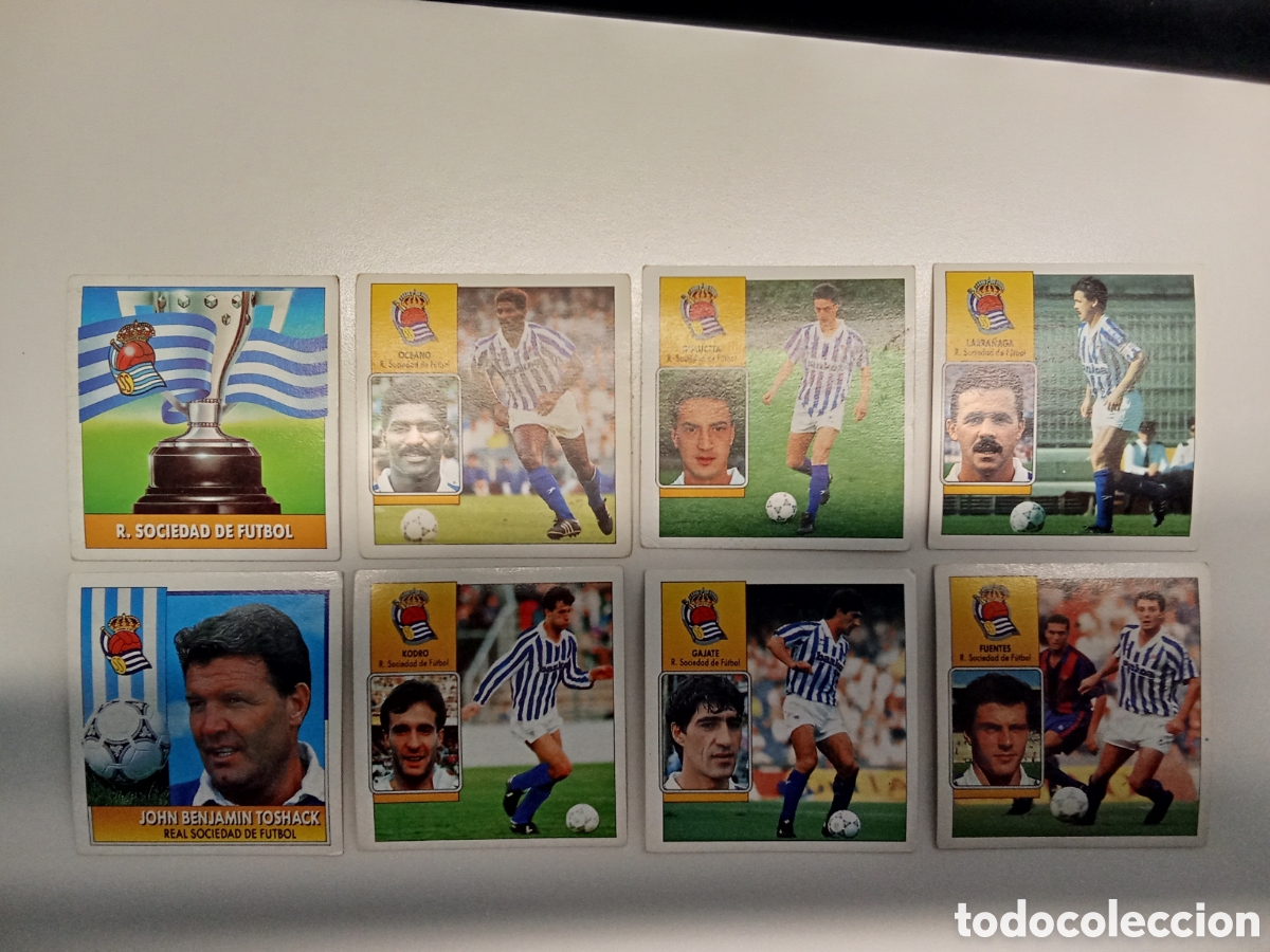 Football Stickers: GURUCETA REAL SOCIEDAD LIGA ESTE 92 93 NUNCA PEGADO