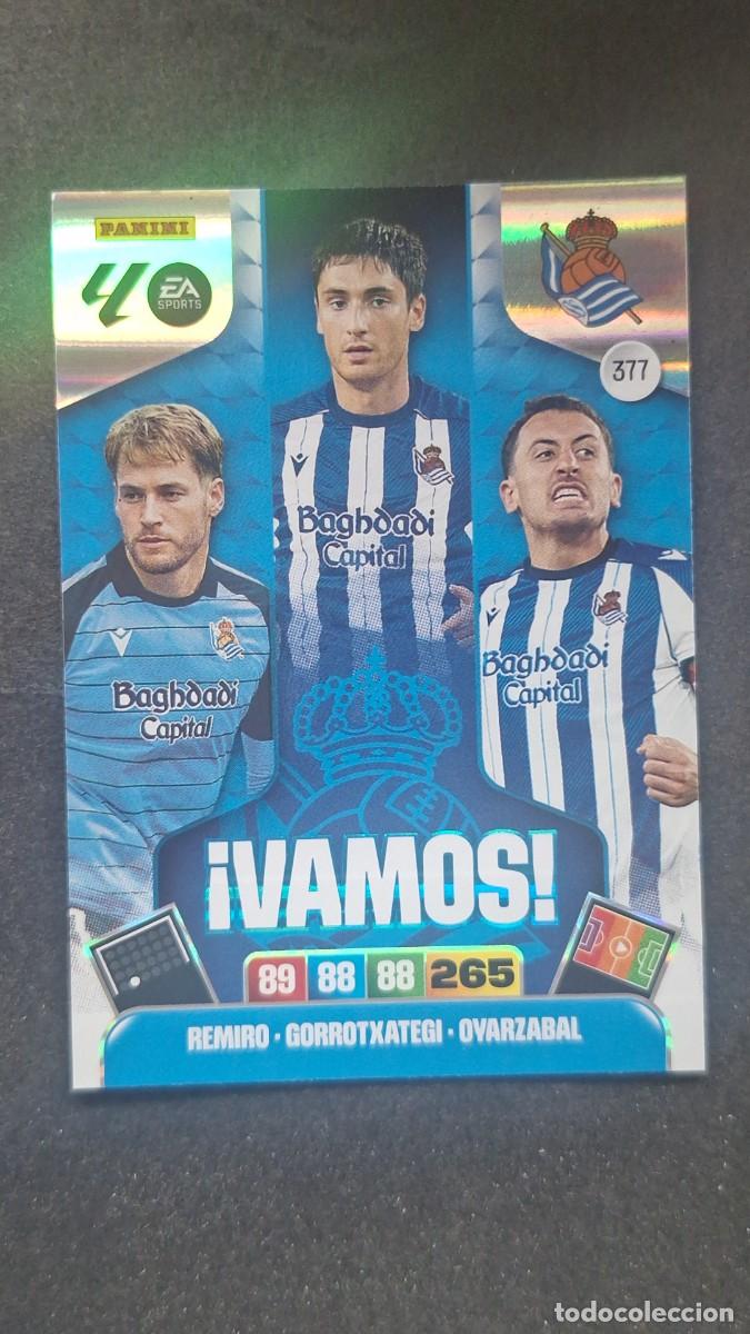 Cromos de F&uacute;tbol: L3 REAL SOCIEDAD 377 VAMOS ADRENALYN XL LIGA 2025/2026 25 26 PANINI