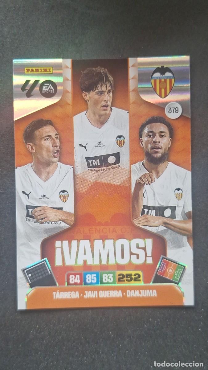 Cromos de F&uacute;tbol: L3 VALENCIA C. F. 379 VAMOS ADRENALYN XL LIGA 2025/2026 25 26 PANINI