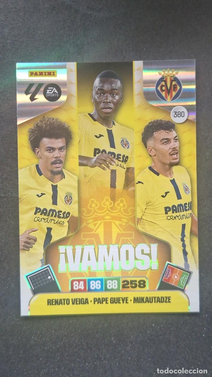 Cromos de F&uacute;tbol: L3 VILLARREAL C. F. 380 VAMOS ADRENALYN XL LIGA 2025/2026 25 26 PANINI