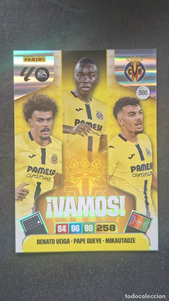 Cromos de F&uacute;tbol: L3 VILLARREAL C. F. 380 VAMOS ADRENALYN XL LIGA 2025/2026 25 26 PANINI
