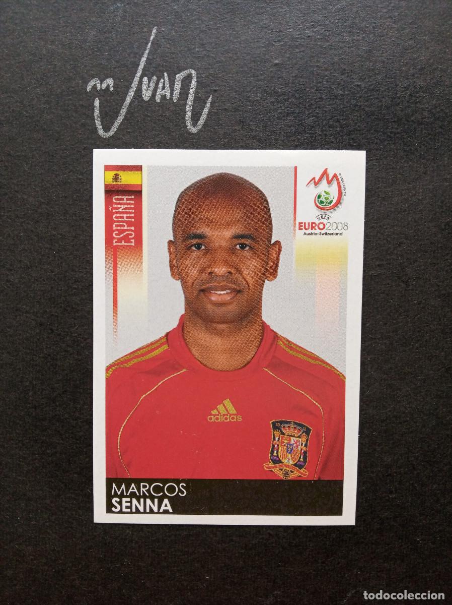 Cromos de F&uacute;tbol: N&ordm; 425 MARCOS SENNA ESPA&Ntilde;A VILLARREAL ⚽ PANINI &reg; UEFA EURO SUIZA 2008 EUROCOPA 08 SIN PEGAR NUEVO