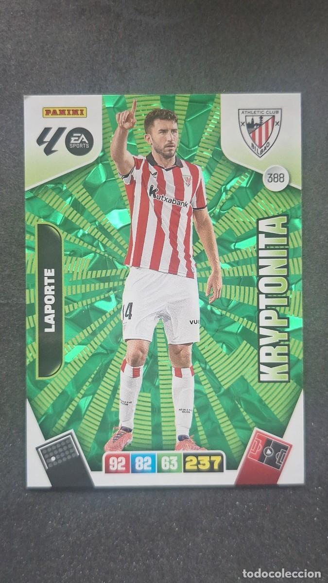 Cromos de F&uacute;tbol: L3 LAPORTE ATHLETIC CLUB DE BILBAO 388 KRYPTONITA ADRENALYN XL LIGA 2025/2026 25 26 PANINI