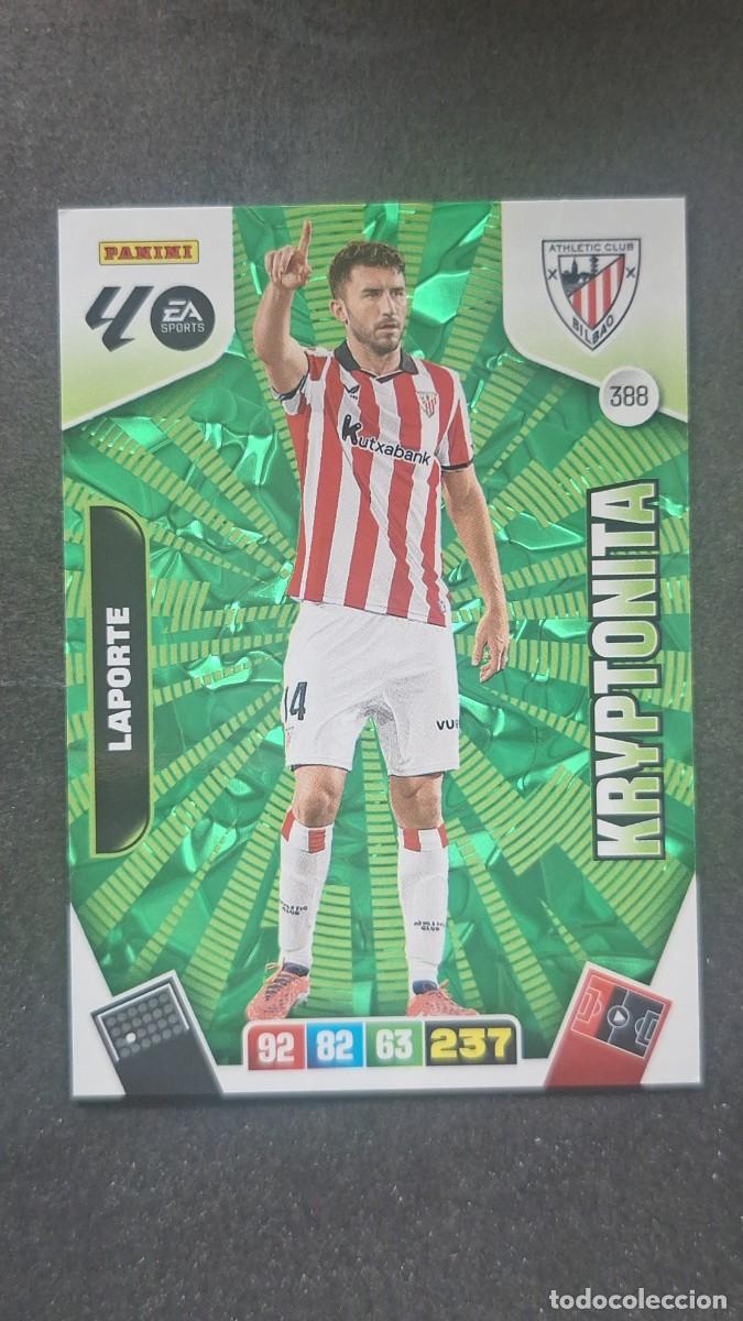 Cromos de F&uacute;tbol: L3 LAPORTE ATHLETIC CLUB DE BILBAO 388 KRYPTONITA ADRENALYN XL LIGA 2025/2026 25 26 PANINI