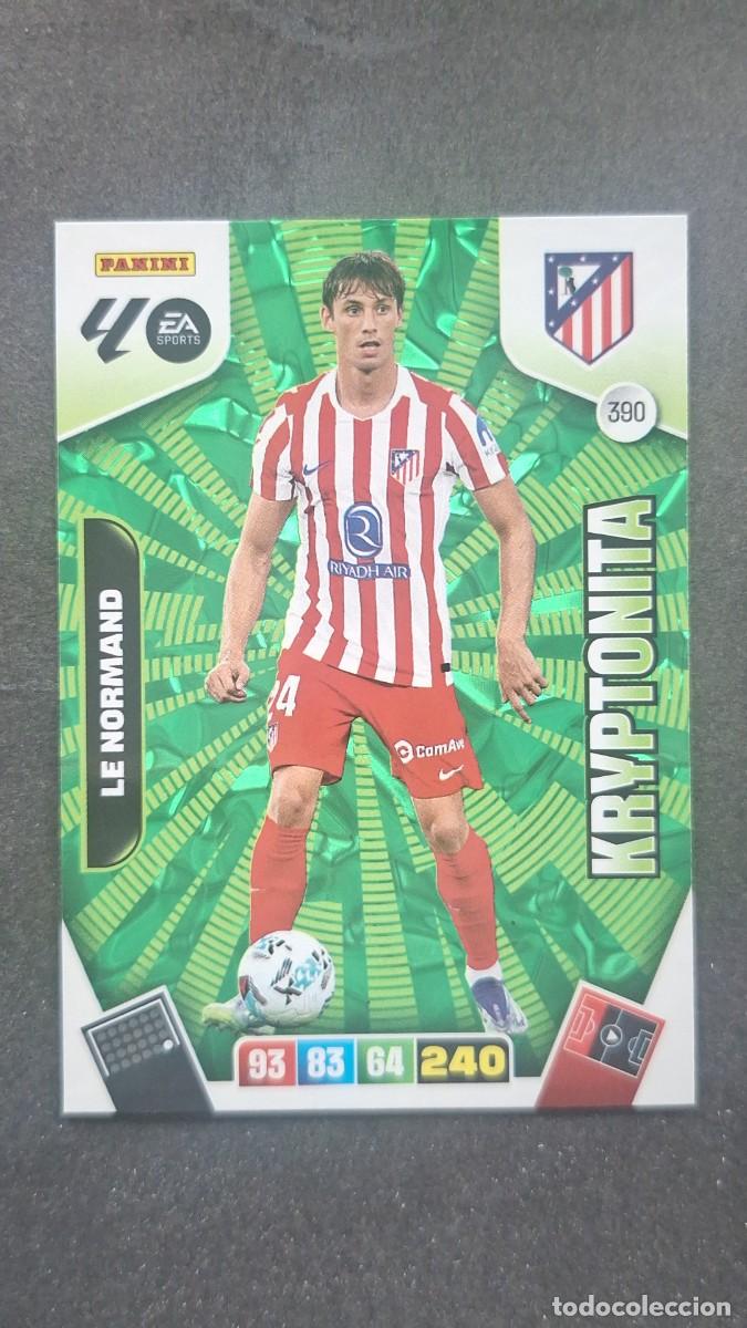 Cromos de F&uacute;tbol: L3 LE NORMAND ATLETICO DE MADRID 390 KRYPTONITA ADRENALYN XL LIGA 2025/2026 25 26 PANINI