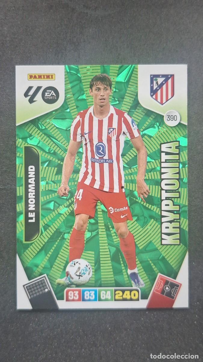 Cromos de F&uacute;tbol: L3 LE NORMAND ATLETICO DE MADRID 390 KRYPTONITA ADRENALYN XL LIGA 2025/2026 25 26 PANINI