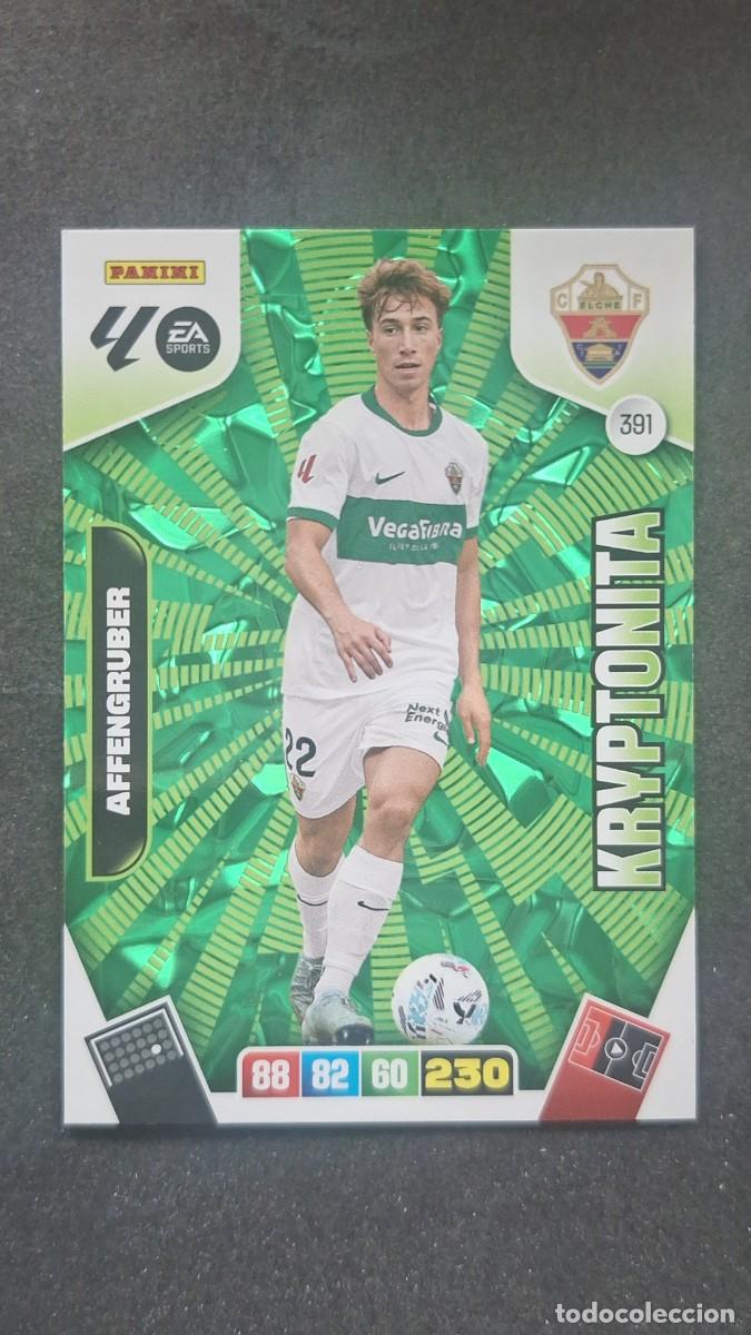 Cromos de F&uacute;tbol: L3 AFFENGRUBER ELCHE C. F. 391 KRYPTONITA ADRENALYN XL LIGA 2025/2026 25 26 PANINI