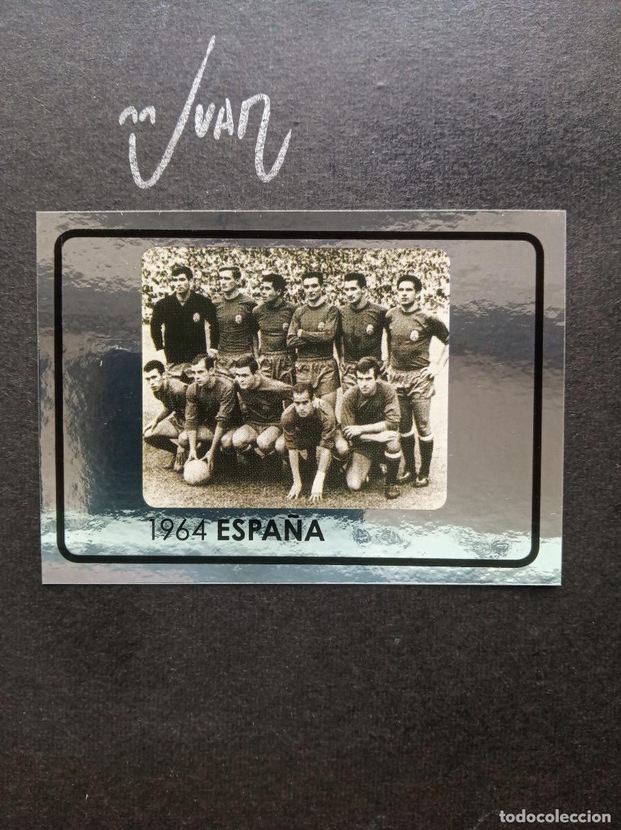 Cromos de F&uacute;tbol: N&ordm; 525 CAMPEON 1964 ESPA&Ntilde;A IRIBAR SUAREZ ⚽ PANINI &reg; UEFA EURO SUIZA 2008 EUROCOPA 08 SIN PEGAR NUEVO