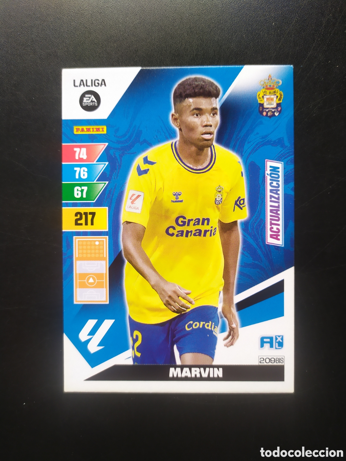 Cromos de F&uacute;tbol: Adrenalyn 2023 2024 23 24 panini Marvin actualizaci&oacute;n n&deg; 209 bis Las Palmas