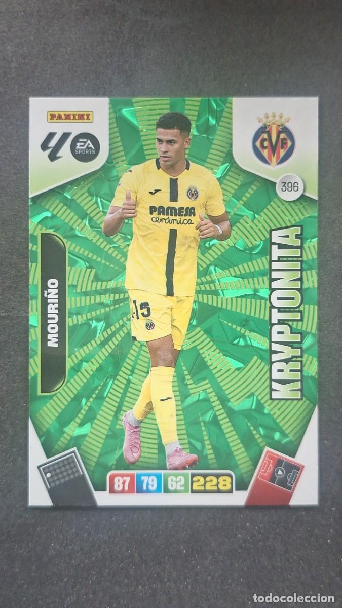Cromos de F&uacute;tbol: L3 MOURI&Ntilde;O VILLARREAL C. F. 396 KRYPTONITA ADRENALYN XL LIGA 2025/2026 25 26 PANINI