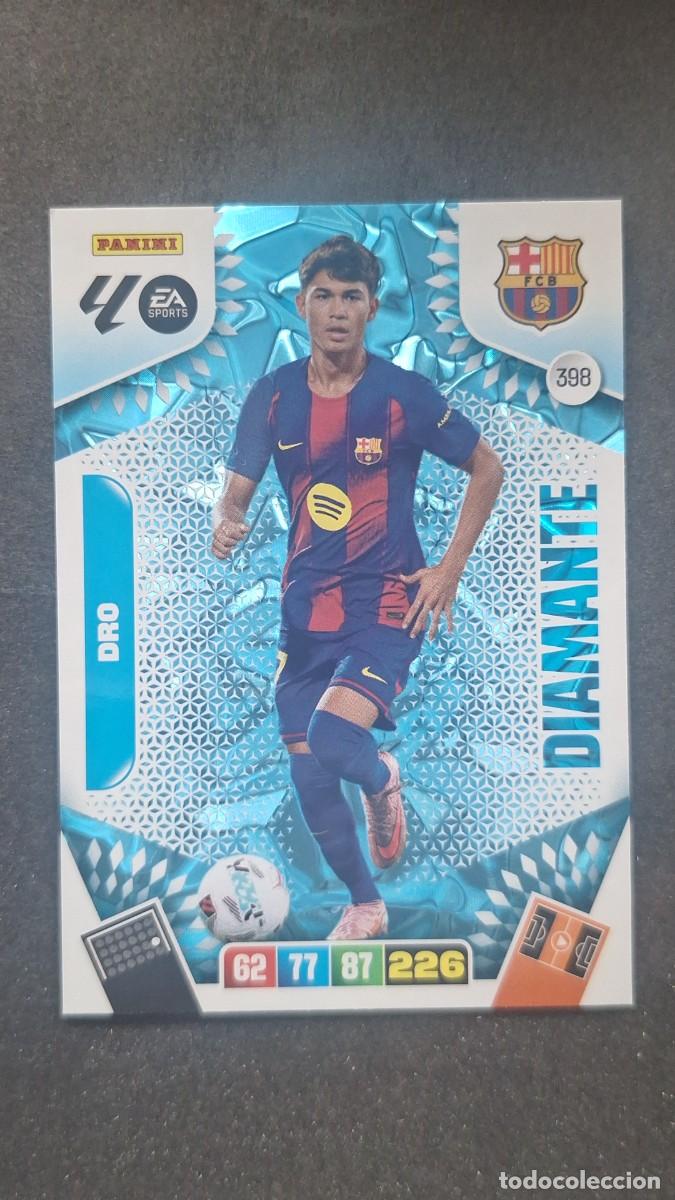 Cromos de F&uacute;tbol: L3 DRO F. C. BARCELONA 398 DIAMANTE ADRENALYN XL LIGA 2025/2026 25 26 PANINI