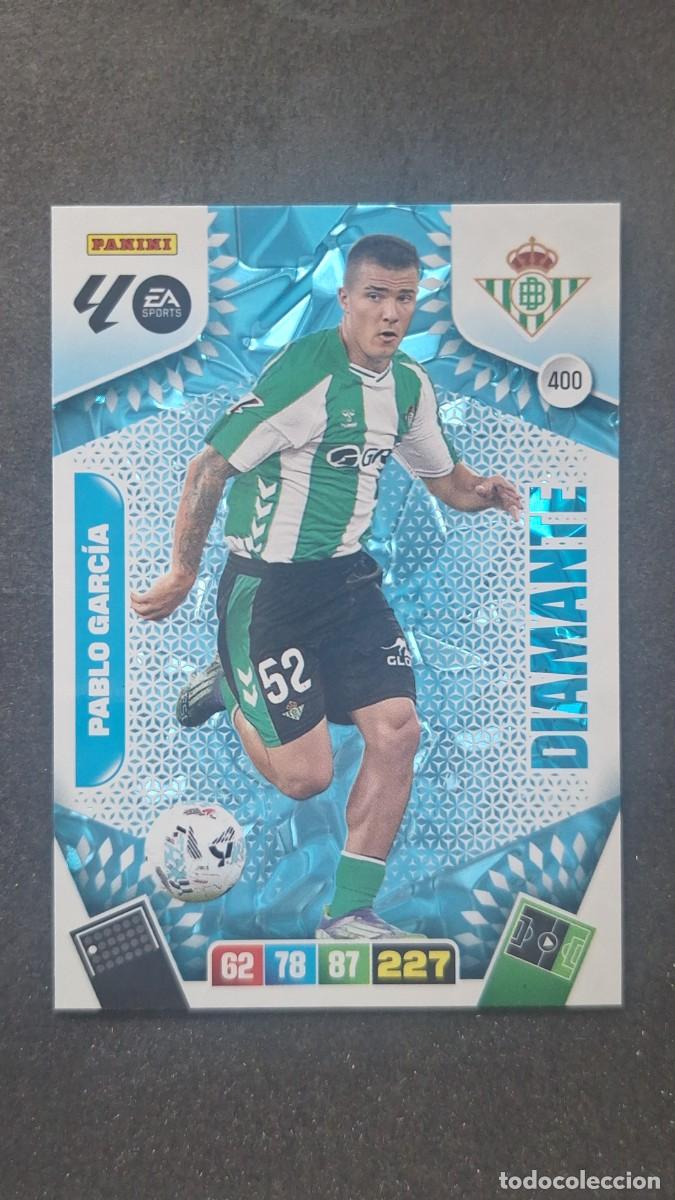 Cromos de F&uacute;tbol: L3 PABLO GARCIA REAL BETIS BALOMPIE 400 DIAMANTE ADRENALYN XL LIGA 2025/2026 25 26 PANINI