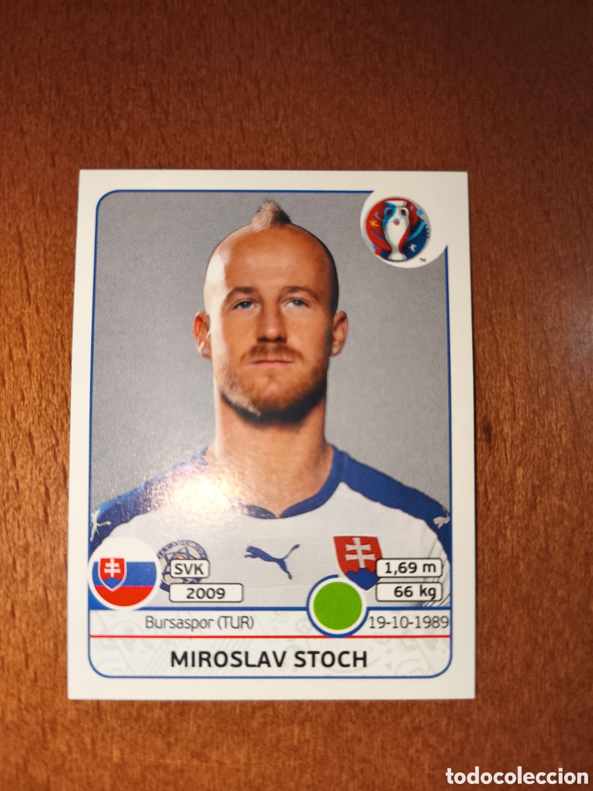 Cromos de F&uacute;tbol: Miroslav Stoch n&deg;229 UEFA Euro 2016 Eslovaquia