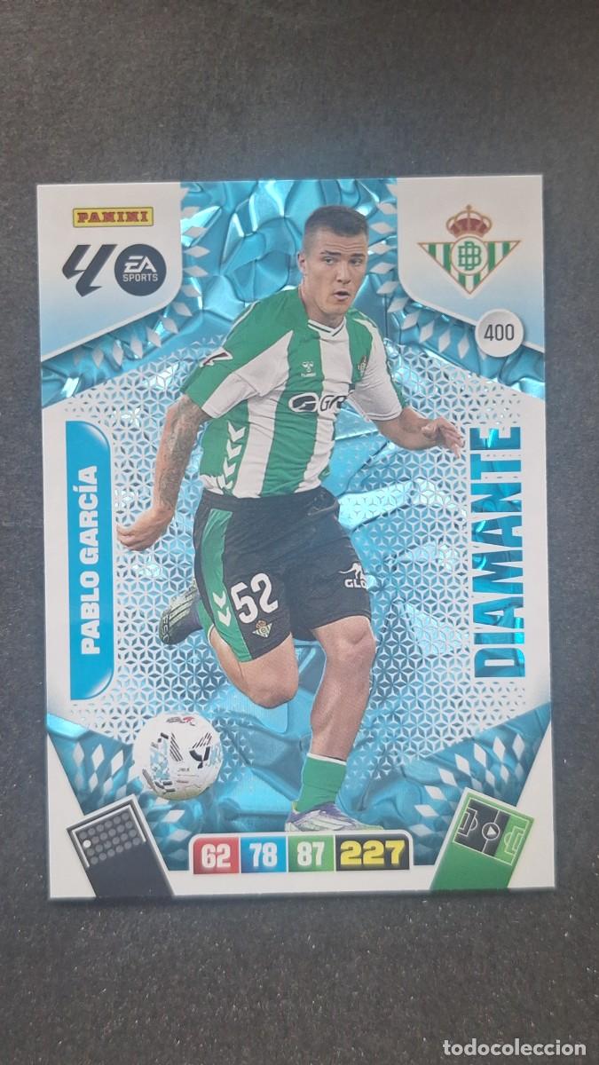 Cromos de F&uacute;tbol: L3 PABLO GARCIA REAL BETIS BALOMPIE 400 DIAMANTE ADRENALYN XL LIGA 2025/2026 25 26 PANINI