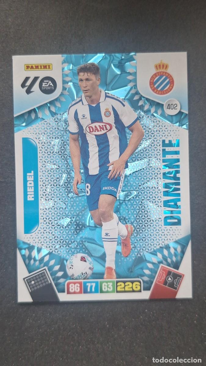 Cartes &agrave; collectionner de Football: L3 RIEDEL R. C. D. ESPA&Ntilde;OL 402 DIAMANTE ADRENALYN XL LIGA 2025/2026 25 26 PANINI