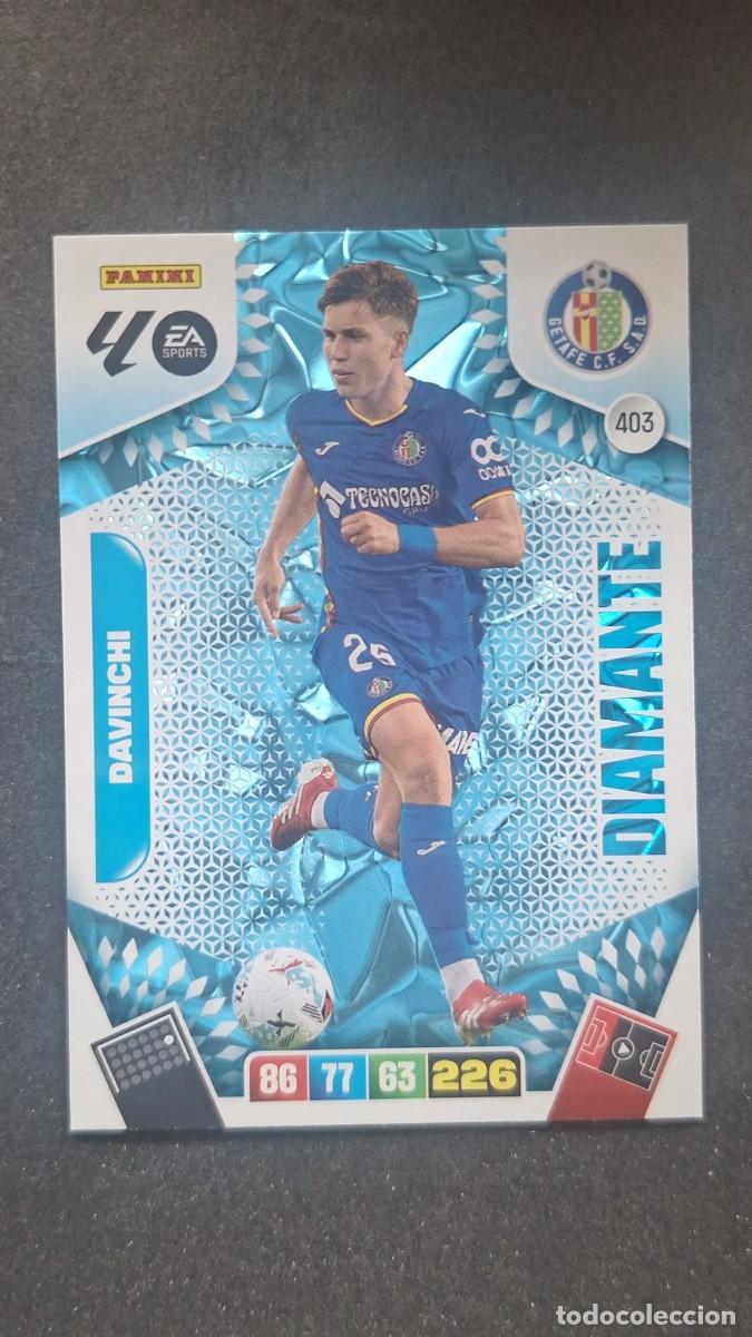 Cromos de F&uacute;tbol: L3 DAVINCHI GETAFE C. F. 403 DIAMANTE ADRENALYN XL LIGA 2025/2026 25 26 PANINI