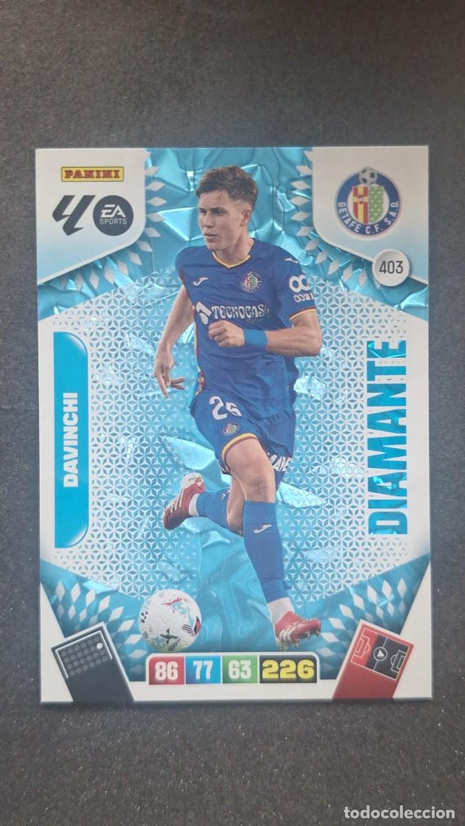 Cromos de F&uacute;tbol: L3 DAVINCHI GETAFE C. F. 403 DIAMANTE ADRENALYN XL LIGA 2025/2026 25 26 PANINI